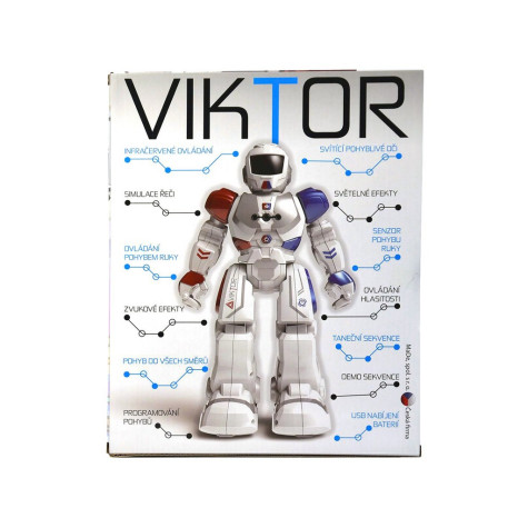 MaDe Zigybot Viktor robot 27 cm modrý ~ 5