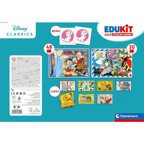 CLEMENTONI Soubor her 4v1 Disney Classics ~ 4
