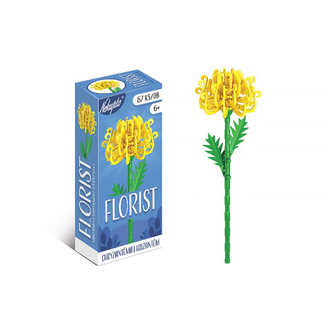 Nekupto MINI stavebnice FLORIST - Chryzantéma ~ 1