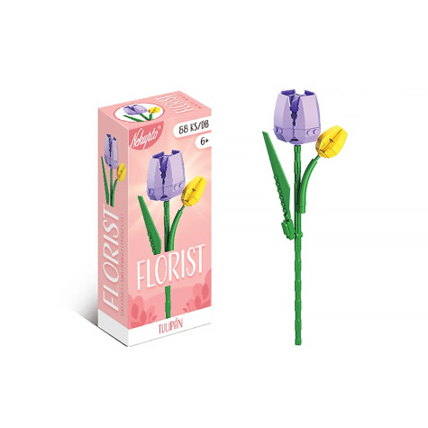 Nekupto MINI stavebnice FLORIST - Tulipán ~ 1