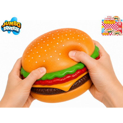Mega squeeze Hamburger strečový jumbo 12x5,5cm
