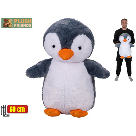 Plush Friends Tučňák plyšový 60 cm šedý ~ 2