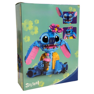 Stavebnice Stitch s květinou a zmrzlinou 744 ks