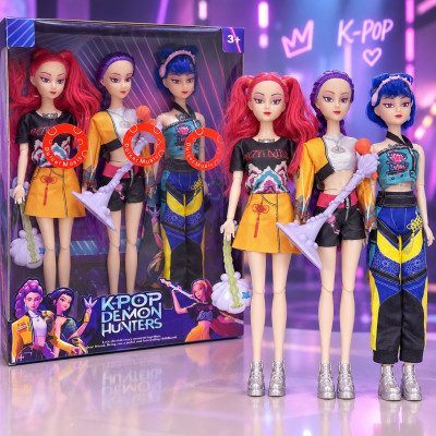K-POP Daemon Hunters velké postavy 3 ks hrající