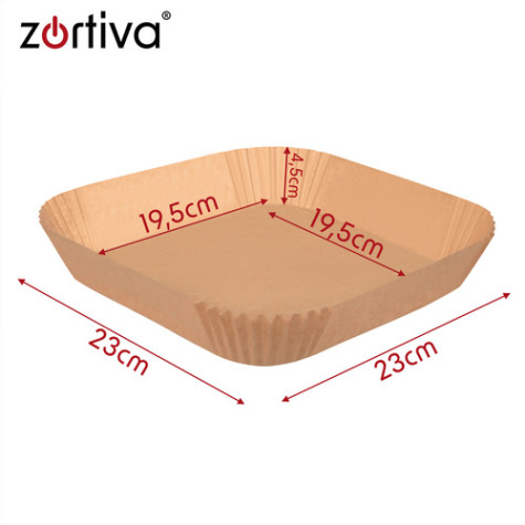 Papírové formy do fritézy 23 cm 100 ks Zortiva 28024 ~ 6