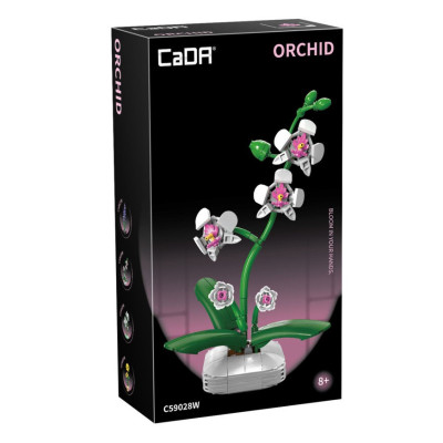 CADA Stavebnice květiny Orchidej 25,4 cm