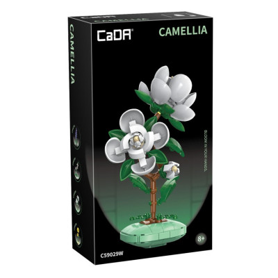 CADA Stavebnice květiny Kamélie 22,9 cm
