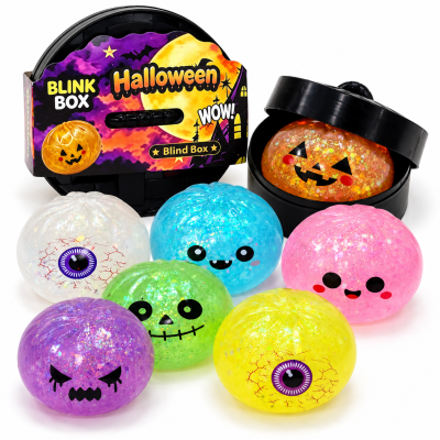 Squishy Dumpling HALLOWEEN velký mačkací knedlíček 8,5 cm (Mystery box)