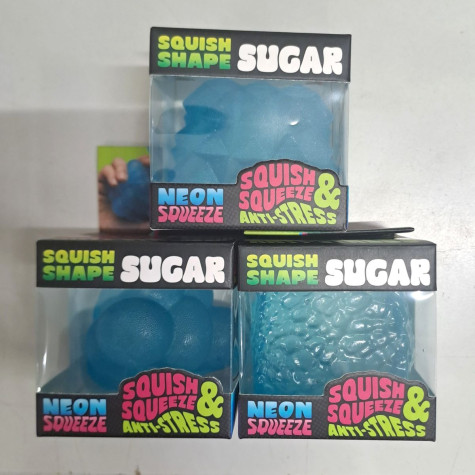 Neon Squeeze Kostka 1ks strečová tvary sugar 5cm mix druhů ~ 2