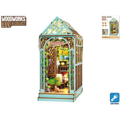 Woodworks DIY Dřevěná zimní zahrada 255ks na baterie se světlem