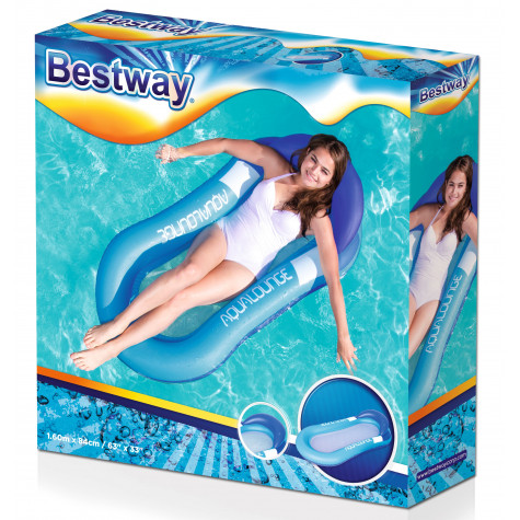 Bestway 43103 Nafukovací lehátko Aqua Lounge 160 x 84 cm - modré