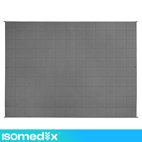 Zátěžová deka 200x150cm 7kg šedá Isomedix 27960 ~ 4