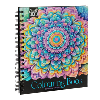 CRAFT ID Colouring book Omalovánková kniha 30 listů - Mandaly