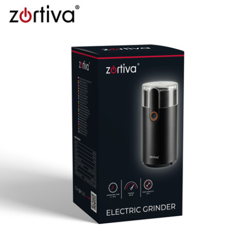 Elektrický mlýnek na kávu černý Zortiva 28072 ~ 10