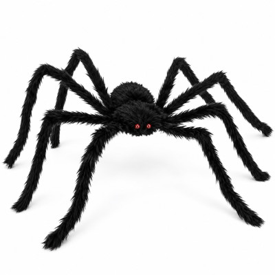 Gigantický pavouk černý dekorace 90 cm Malatec 21832
