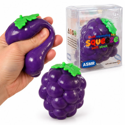 Crunchy Squishy HROZNY mačkací ovoce s křupajícím efektem 9 cm