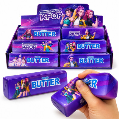 Butter Squishy K-POP Demon Hunters mačkací máslo 13 cm