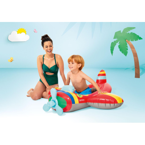 Intex 59380 Člun dětský nafukovací veselý - letadlo ~ 2