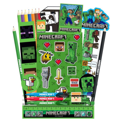 Adventní kalendář Minecraft 28x38cm