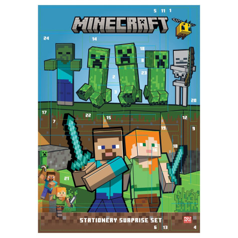 Adventní kalendář Minecraft 28x38cm ~ 2