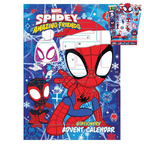 Adventní kalendář Spidey a přátelé 28x38cm ~ 1