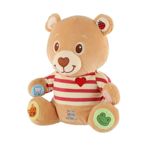 Teddies Medvěd Tedík česky mluvící plyš 22x25cm na baterie ~ 2