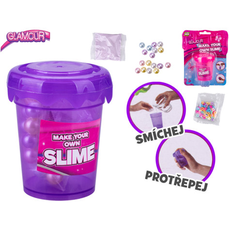 Sada DIY na vytvoření vlastního slizu v kelímku Glamour ~ 1
