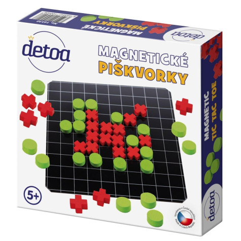 Detoa Magnetické piškvorky dřevěné ~ 1