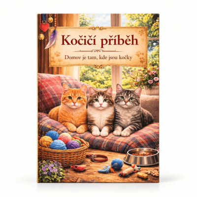 Dárková kosmetika - Kniha Kočičí příběh