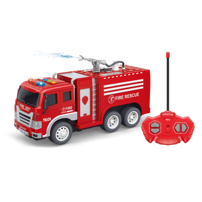 RC hasičské auto se stříkáním vody a efekty 27,5 cm