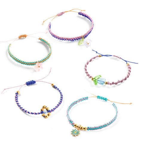 Djeco DIY Vyrob si sám Makramé náramky Blue ~ 3