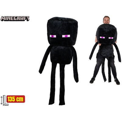 Mega plyšový Enderman Minecraft 135 cm