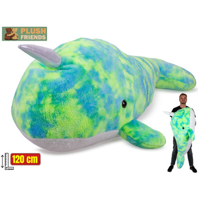 Mega plyšový narval 130 cm