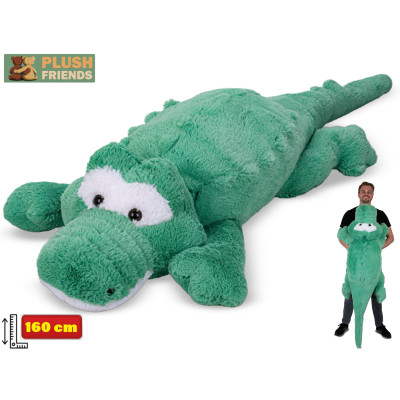 Mega plyšový krokodýl 160 cm