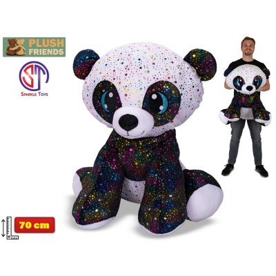 Plyšová panda Star Sparkle sedící 70 cm