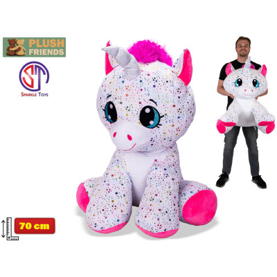 Plyšový jednorožec Star Sparkle sedící 70 cm