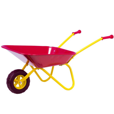 Plechové kolečko Yupee velké červené 78x40x32cm v krabici