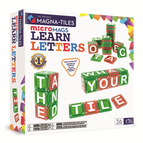 Magna-Tiles microMAGS Learn Letters 56 dílů ~ 1
