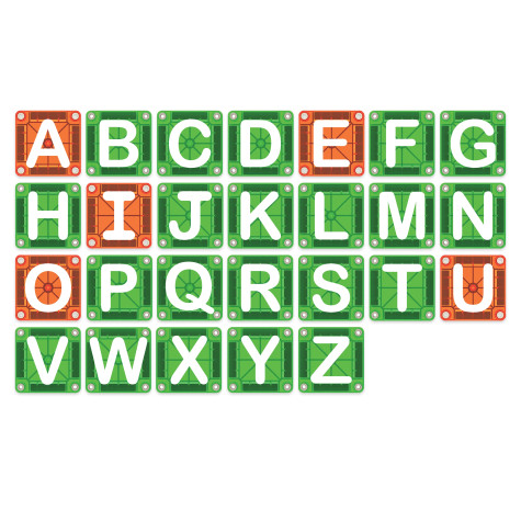 Magna-Tiles microMAGS Learn Letters 56 dílů ~ 3