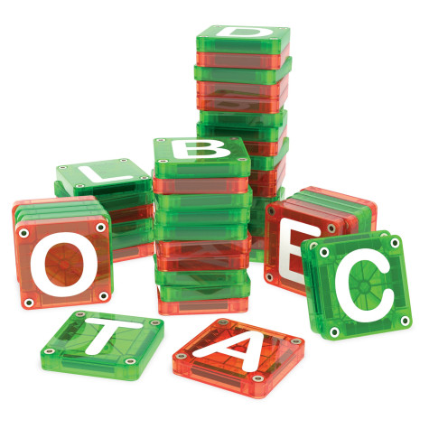 Magna-Tiles microMAGS Learn Letters 56 dílů ~ 7