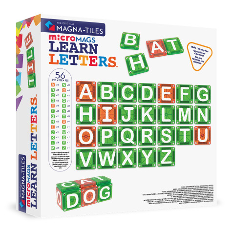 Magna-Tiles microMAGS Learn Letters 56 dílů ~ 8