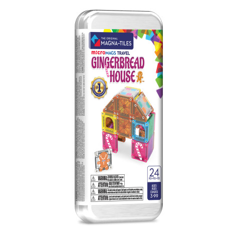 Magna-Tiles microMAGS Gingerbread House travel set 24 dílů ~ 1