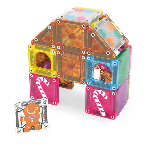 Magna-Tiles microMAGS Gingerbread House travel set 24 dílů ~ 2
