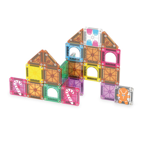 Magna-Tiles microMAGS Gingerbread House travel set 24 dílů ~ 3