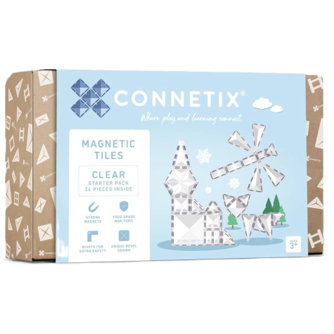 CONNETIX Clear Starter Pack 34 dílů ~ 1