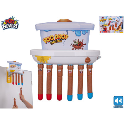 Hra chyť padající lejno na baterie se zvukem Poo Fighters
