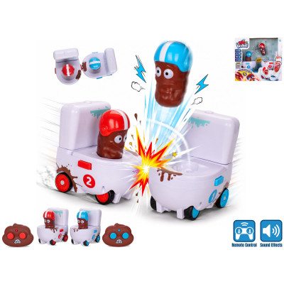 RC hra souboj záchodů na baterie se zvukem Poo Fighters