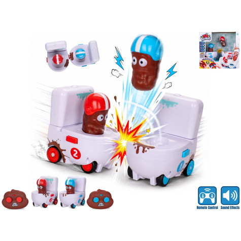 RC hra souboj záchodů na baterie se zvukem Poo Fighters ~ 1