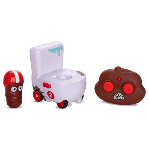 RC hra souboj záchodů na baterie se zvukem Poo Fighters ~ 3