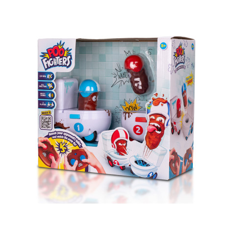 RC hra souboj záchodů na baterie se zvukem Poo Fighters ~ 5